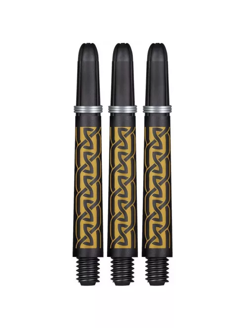 Dart szár hosszú Shot Koi Carbon Helioknot, arany 48mm