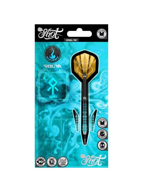 Darts szett steel Shot Alchemy Volta - 23g, 90%