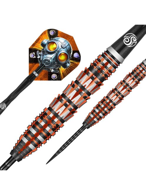Darts szett Shot steel Badlands Rustin 24gr 90% wolfram
