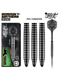   DARTS SZETT SHOT STEEL, PRO SERIES GORDON MATHERS, 23G, 90% WOLFRAM