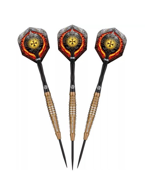 SHOT Future Knights Hachette darts szett, steel, 23g, 90%  gravírozott
