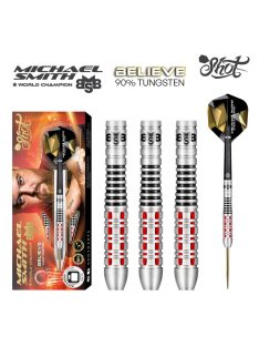   DARTS SZETT STEEL SHOT MICHAEL SMITH BELIEVE 23G, 90% WOLFRAM