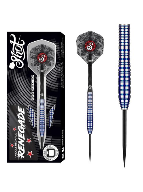 darts szett Shot steel, Nicole Regnaud 23gr, 90% 