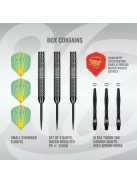 Darts szett steel Shot Rowby John Rodriguez Baha 25g, 90%