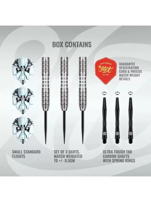 Darts szett steel Shot AI Scorpula 24g, 90% 