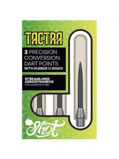 Darts cserélhető fémhegy Shot Tactra - fekete, 34mm