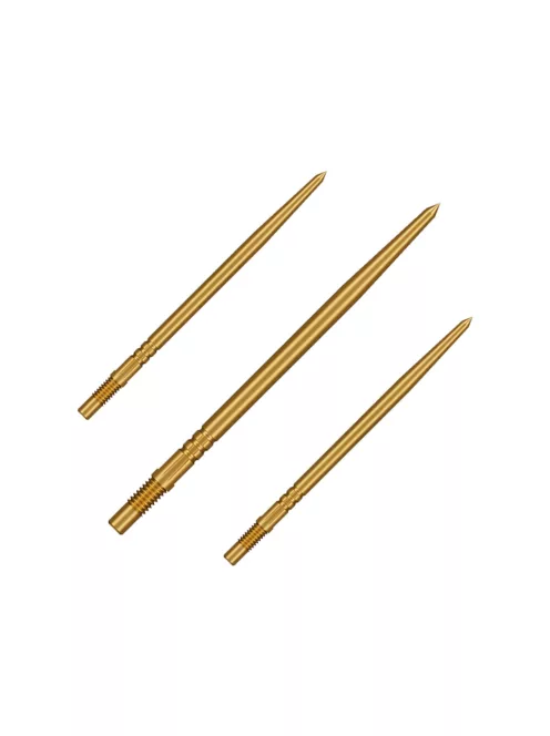 darts fémhegy Shot Turbo Point arany, 40mm