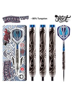 DARTS SET SHOT STEEL, WARRIOR TIPU, 21G, 80% WOLFRAM