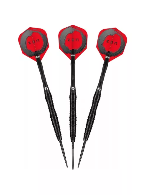darts szett steel Shot TP Zen Scallop, 24g 90% wolfram