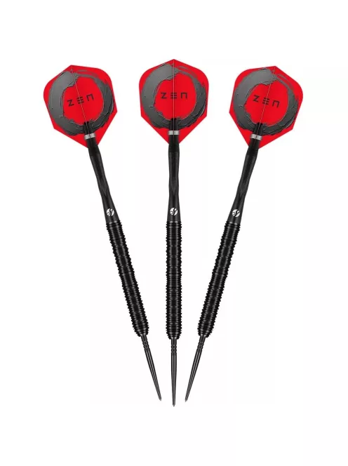 darts szett steel Shot TP Zen Straight, 23g 90% wolfram