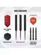 darts szett steel Shot TP Zen Straight, 23g 90% wolfram