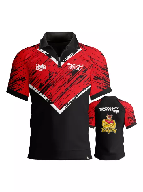 dart mez Shot Michael Smith Red Strip TP 2026, S-XXL méretekig