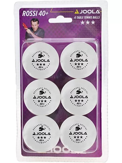 Ping Pong Ball Joola Rossi *** white 6 pieces