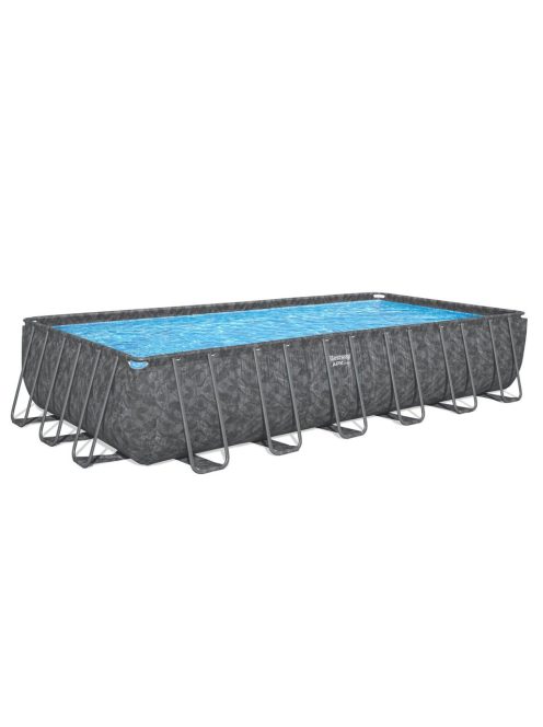 Bestway szögletes fémvázas medence szett 7,32m x 3,66m x 1,32m