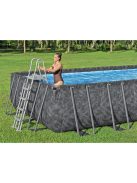 Bestway szögletes fémvázas medence szett 7,32m x 3,66m x 1,32m