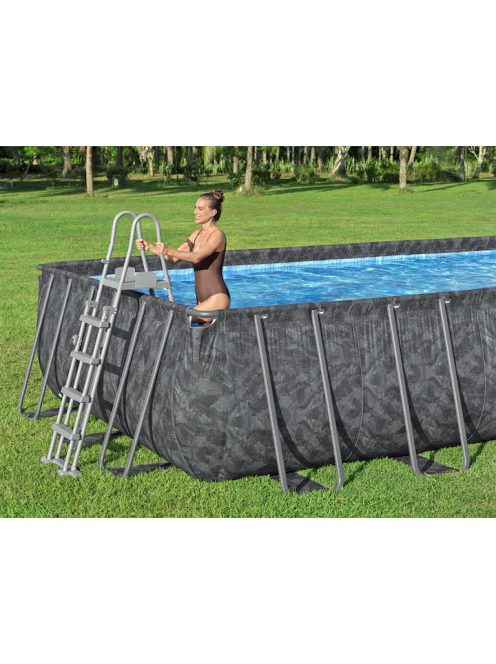 Bestway szögletes fémvázas medence szett 7,32m x 3,66m x 1,32m