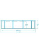 Bestway Hydrium medence szett 4,6m x 1,2m