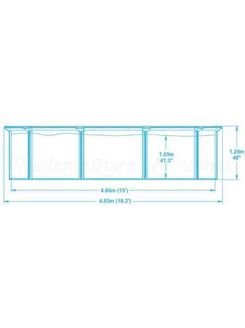 Bestway Hydrium medence szett 4,6m x 1,2m