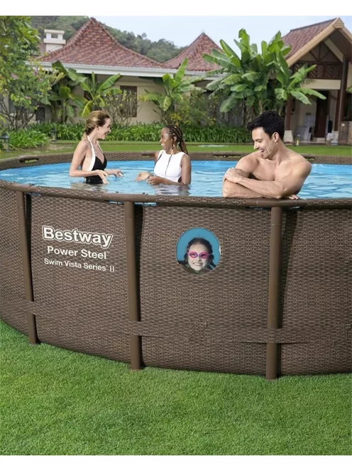 Bestway Power Steel Pool Set 5.49 * 1.22m
