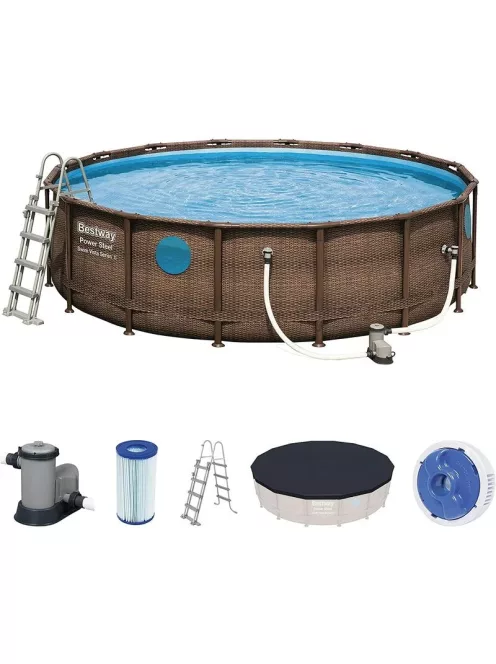 Bestway Power Steel Pool Set 5.49 * 1.22m