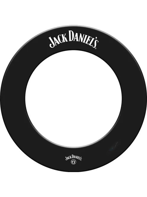 Jack Daniels falvédő dart tábla köré, fekete JD logóval