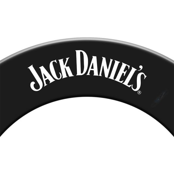 Jack Daniels falvédő dart tábla köré, fekete JD logóval