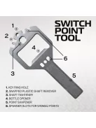 Darts fémhegy Winmau Switch Point Smooth fekete, 26mm