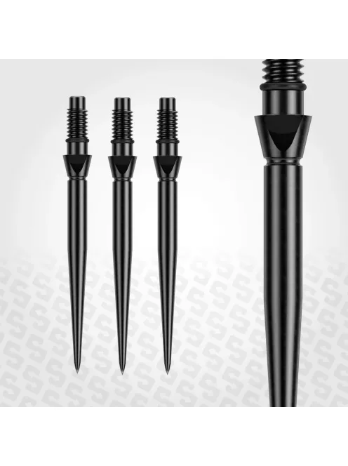 Darts fémhegy Winmau Switch Point Smooth fekete, 30mm