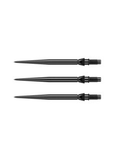 Darts fémhegy Winmau Switch Point Smooth fekete, 40mm