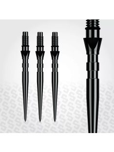 Darts fémhegy Winmau Switch Point Groove fekete, 26mm