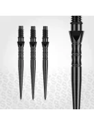 Darts fémhegy Winmau Switch Point Wave fekete, 40mm