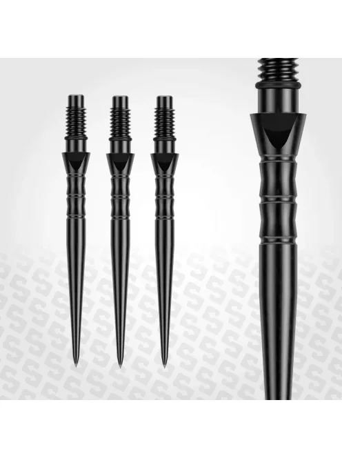 Darts fémhegy Winmau Switch Point Wave fekete, 40mm
