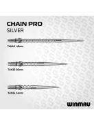 Darts fémhegy Winmau Switch Point Chain ezüst, 40mm