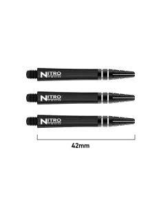 Dart shaft Red Dragon Nitrotech plastic black, long, 42mm