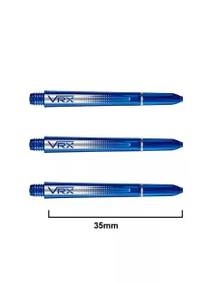 Dart shaft Red Dragon VRX plastic blue, short, 35mm