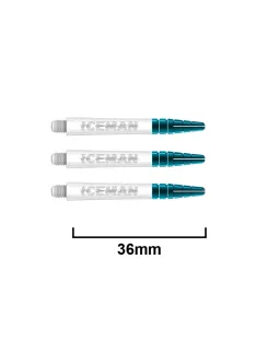   Dart shaft Red Dragon Gerwyn Price Nitrotech plastic white, short