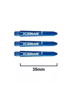 Dart shaft Red Dragon Gerwyn Price plastic blue, short
