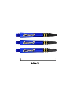   DART SZÁR RED DRAGON LUKE HUMPHRIES NITROTECH MŰANYAG KÉK, HOSSZÚ, 42MM