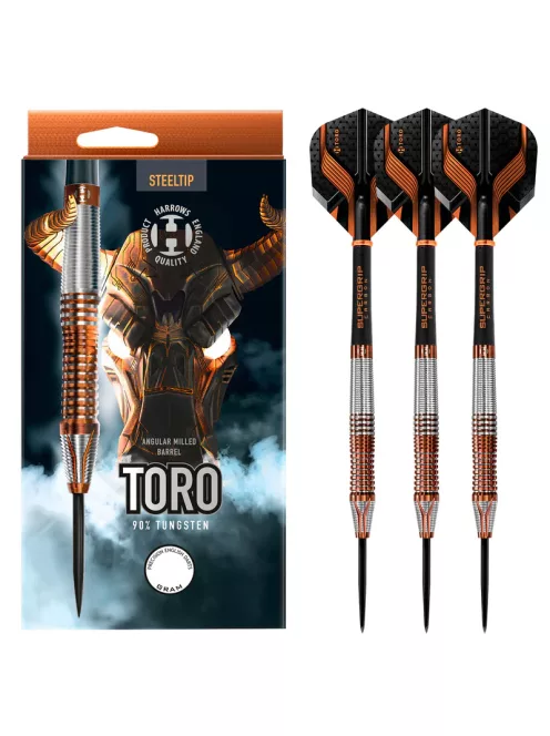 DART SET STEEL HARROWS TORO 24G, 90% WOLFRAM