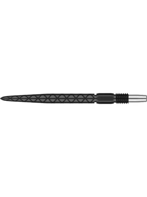 DART HEGY TARGET SWISS DIAMOND PRO BLACK POINT METAL TIP, 30MM