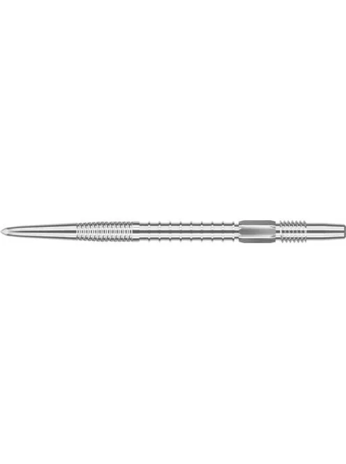 Dart tip TARGET Swiss Firepoint silver metal tip, 26mm 2019