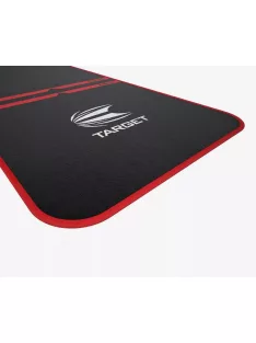   Darts puha szőnyeg Target World Champion fekete, piros szegéllyel, 60cm széles