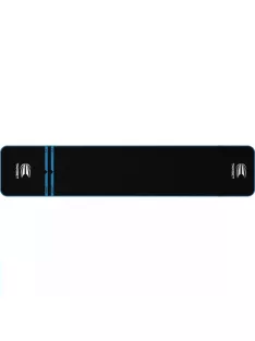   DARTS FLOOR CARPET TARGET WORLD CHAMPION BLACK WITH BLUE WEDGE, 60CM W