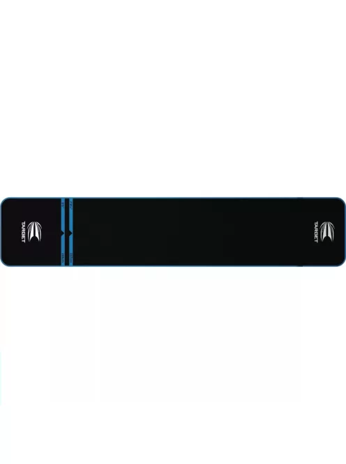 DARTS FLOOR CARPET TARGET WORLD CHAMPION BLACK WITH BLUE WEDGE, 60CM W