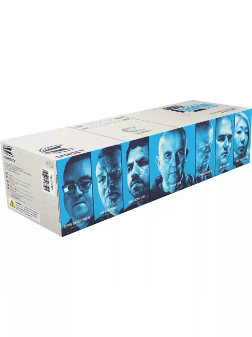 DARTS FLOOR CARPET TARGET WORLD CHAMPION BLACK WITH BLUE WEDGE, 60CM W