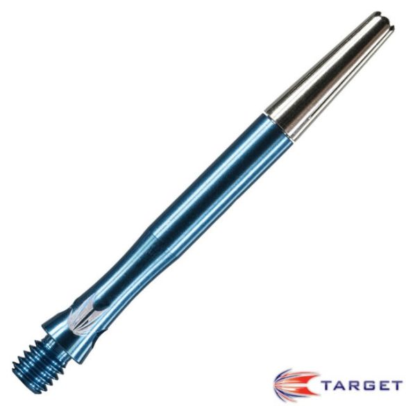 Dart szár Target top spin forgó, aluminium, kék, hosszú