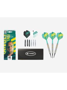 DARTS SET TARGET SOFT, ROB CROSS, 18G BRASS