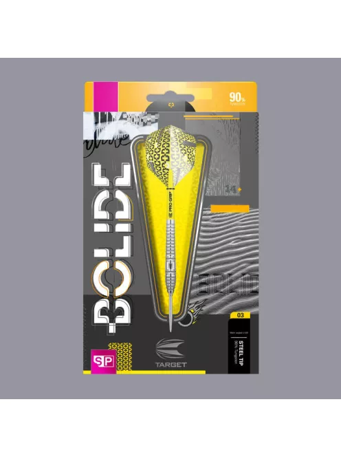 Darts szett TARGET steel Bolide 03, 22g, swiss, 90% wolfram