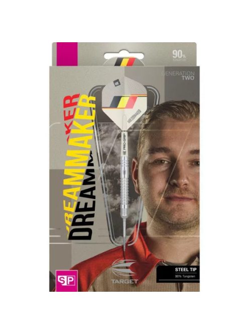 DART SZETT TARGET STEEL SWISS POINT DIMITRI VAN DEN BERGH GEN2 21G, 90%  gravírozott