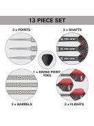 Darts szett steel TARGET SP Sebastian Bialecki G1, 22g 90% gravírozott